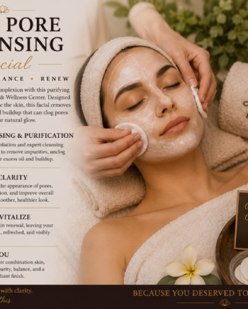 Deep Pore Cleansing Facial